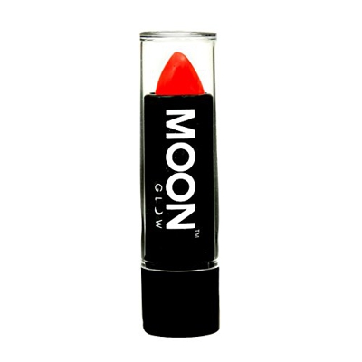 Moon Glow - Barra de labios neón UV 4.5g Intenso Rojo - produce un brillo increíble bajo la iluminación/retroiluminación UV!