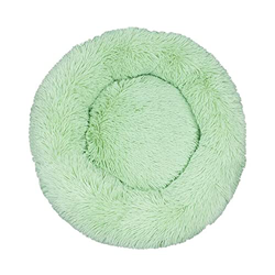 Larga Peluche de Peluche Cojín de amortiguación Sofá Mascota Super Suave y Suave Cómoda Estera para Dog House Bed Round Winter Bed Warm Bed Cama para  en oferta