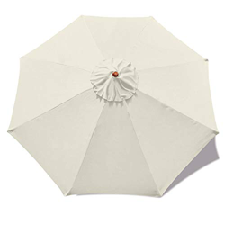 ABCCANOPY toldo de repuesto para sombrilla de patio de 9 pies con 8 varillas de 23 + colores premium en oferta