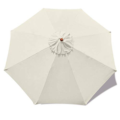 ABCCANOPY toldo de repuesto para sombrilla de patio de 9 pies con 8 varillas de 23 + colores premium