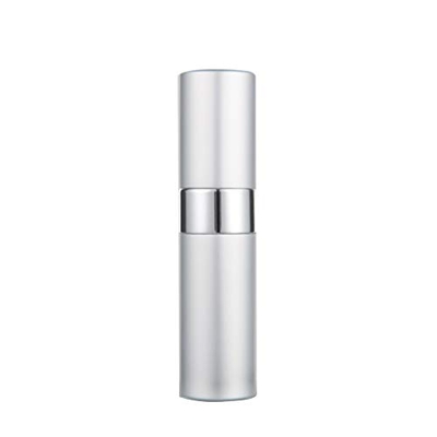 teng hong hui Perfume Spray Bottle Vacío Contenedor Perfume Atomizador Botella Spray Rocío Maquillaje Agua Perfume Atomizador Botella, Plata, 15ml