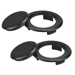ANTHYTA 2 PCS Anillo de Agujero de Sombrilla Anillo de Mesa de Patio de Plástico Anillos para Orificios para Sombrilla con Tapas Anillo de Agujero de  características