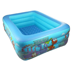 Piscina De Remo, Piscillas Inflables De 3 Capas para Niños Piscina De Dibujos Animados Piscina Pequeñas Pequeñas Piscinas para Jardines Patio Trasero  características