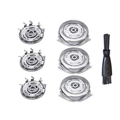 Cuchillas de repuesto SH50/50 aptas para las afeitadoras eléctricas Philip serie 5000 con cepillo de limpieza gratuito