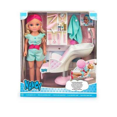 Muñeca Nancy un día en la peluquería 43 cm ¡la silla funciona con agua de verdad