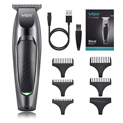 iAmotus Cortapelos Profesional Hombre Cortador Pelo Cortadora de Pelo Recargable cortapelos con 5 longitudes de corte, Batería Recargable negro