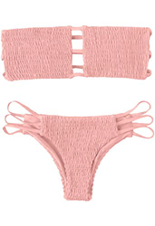 CheChury Mujer Bikini Bandeau Bralette Traje de Baño de Tubo Brasileños Bañador Ropa de Bano Dos Piezas Push Up Traje de baño con Acolchado Conjunto d precio