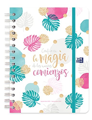 Oxford, Agenda 2021 2022, Semana Vista, A5 (15 x 21 cm), Magia