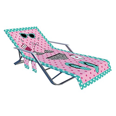 ZYNS Tumbona Silla De Playa Portátil Toalla Larga Correa De Playa Silla De Cama Cubierta De Toalla con Jardín De Verano Piscina Al Aire Libre Piscina 