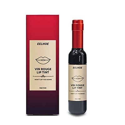 HHHJ Pintalabios Mate Líquido Pintalabios Duradero Impermeable A Prueba de Manchas Moda portátil Brillos Labiales Lápiz Labial de Vino Tinto Creativo
