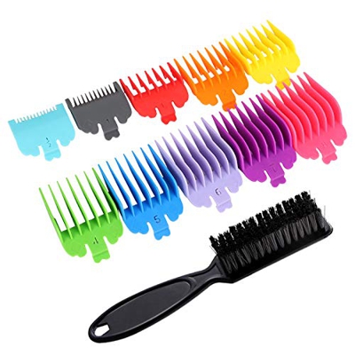 10 peines guía para cortadora de cabello, 10 tamaños, peines para cortadora de cabello con cepillo peines para cortar el cabello, accesorios para cort