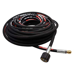 Wessper Deuba Manguera de jardín Negro para Todas Las hidrolimpiadoras A Prueba de pinchazos y Flexible para Karcher K 5.80 (15m, 250bar, 155°C) características