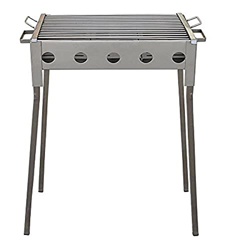 Flores Cortés 33202 - Barbacoa con patas, color negro, 51 x 33 x 60 cm en oferta