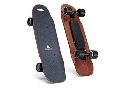 Elwing • Skateboard Eléctrico • Nimbus • Nueva Versión 2019-4,9Kg • con Mando a Distancia • hasta 32Km/h • 500 Watts - 100Kg MAX • Madera de Arce • Co