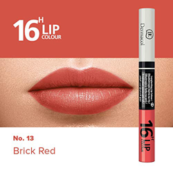 Dermacol DC Juego de Lápiz Labial y Brillo 2 en 1 - Larga Duración 16H | Pintalabios Voluminizador y Gloss Brillante | Maquillaje Waterproof Permanent en oferta