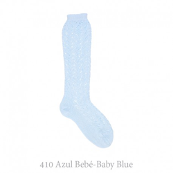 Calcetín Alto Algodón Calado Condor. 410-azul Bebé 4 en oferta