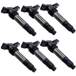 6 pcs Ignition Coil compatible para Volvo S60 S80 V70 XC60 XC70 compatible para Land Rover LR2 3.2L L6 en oferta