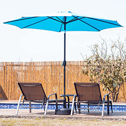 VONLUCE 300CM Sombrilla de Jardín con Protección UV Parasol Grande de Jardín con 8 Varillas de Acero Sombrilla de Terreza para Patio, Jardín, Piscina  características