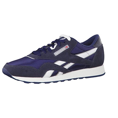 Reebok Classic Nylon Zapatilla de Running Hombre, Azul (Team Navy / Platinum), 42