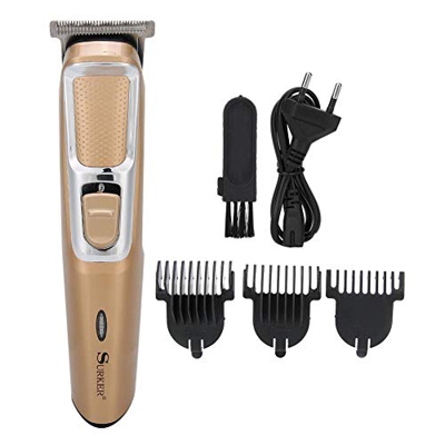 FTVOGUE Cortapelos 6 en 1 para hombre, cortapelos inalámbricos, set de cuidado para bigotes, cortapelos de precisión para hombres, resistente al agua,