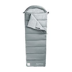 Naturehike Saco de Dormir de Algodón con Capucha Saco de Dormir para Mochileros Senderismo Camping en Interiores y Exteriores (Gris M180) en oferta