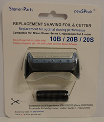 Reemplazo alternativo de la cuchilla de afeitar eléctrica Braun y cuchilla (cuchilla) 10B / 20B / 20S / 20R (este no es un artículo original de Braun) características