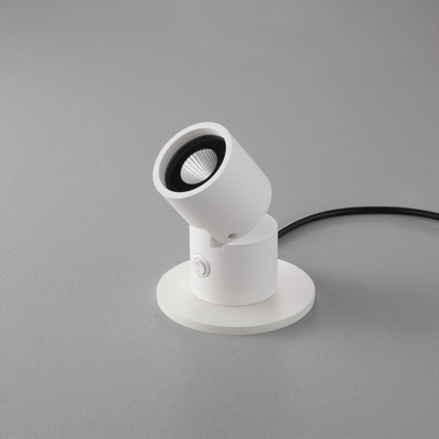 Egger Capri lámpara de mesa LED con foco, blanco