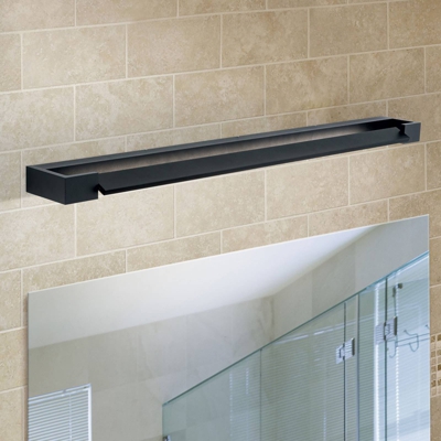 Lámpara de espejo LED Marilyn en negro, 90 cm