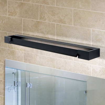 Lámpara de espejo LED Marilyn en negro, 60 cm