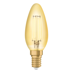 OSRAM vela LED E14 4,5W vintage filament 825 oro características