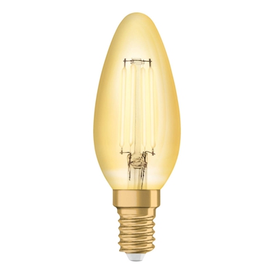 OSRAM vela LED E14 4,5W vintage filament 825 oro