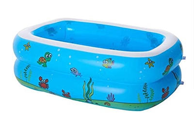 Piscina familiar para mascotas y niños, protección del medio ambiente, impresión de piscina inflable, resistente al desgaste, protección solar, piscin