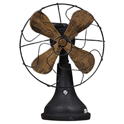 PING Estilo europeo Vintage Resina Eléctrico Modelo Esculturas Rural Retro Bronce Tono Muebles Ornamento Display Decoración