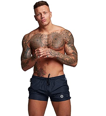 Ducomi Bob Bañador Hombre - Pantalones Cortos de Natación con Doble Bolsillos - Shorts Cortos y Elásticos, Secado Rápido. Boxeador para Natación, Vole