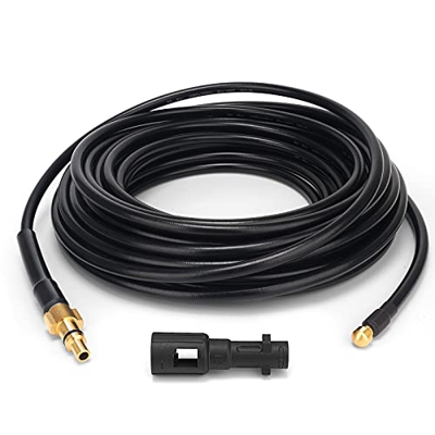Mangueras para Limpiadoras a Presión 10M / 33FT, 2300 PSI / 160 BAR, kit de manguera de limpieza de tuberías y drenaje con adaptador para la serie K d