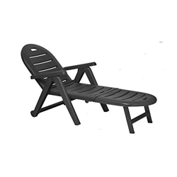 Shaf Caimán Tumbona, Gris Metalizado, 1 precio