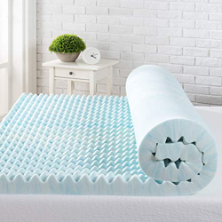 Zinus 7.6CM Swirl Gel Memory Foam Topper, 190 x 135 cm en oferta