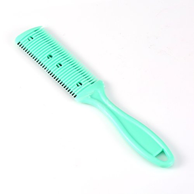 Trimmer Comb - Delaman Dual Sides Cutting Slim Haircuts Blade Beauty Salon Home Peluquería Hair Trimmer Comb Green 2PCS