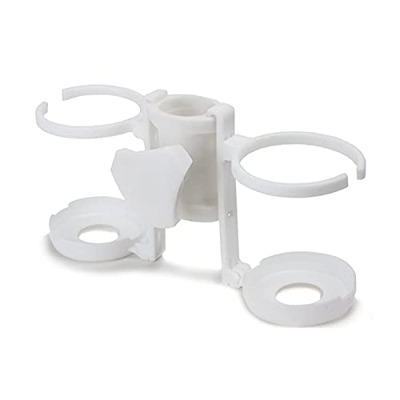 laoonl Portavasos de jardín, soporte portátil para sombrilla de playa, organizador de bebidas para sombrilla de jardín, soporte de botella de café par