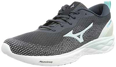 Mizuno Wave Revolt, Zapatillas para Correr Mujer, Indiai Bitoblue Tanagert, 38.5 EU