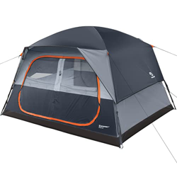 Bessport Tienda de Campaña Familiar 6 Personas Tienda Impermeable Anti Viento Fácil de Montar Dos Puertas para Campamento Festival características