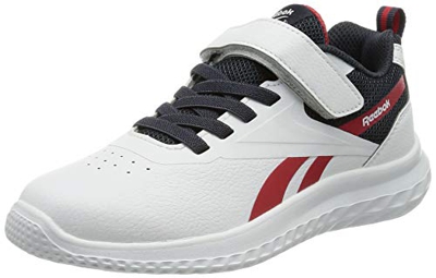 Reebok Rush Runner 3.0 Syn, Zapatillas de Running Hombre, Blanco/VECNAV/VECRED, 38.5 EU