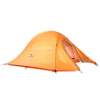 Naturehike Tienda de campaña Cloud Up 2 Persona Tienda de Trekking Ultraligero Impermeable (210T Naranja)