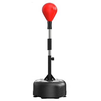 TYX Juego de Boxeo de Altura Ajustable, Saco de Boxeo Independiente con Base de Ventosa, Cobra Reflex Bag para Niños Adultos Gimnasio En Casa Fitness,