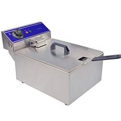 T-CAT Freidora Eléctrica 10L Comercial Acero Inoxidable 3000W 220V-240V termostato 60-200 ° C características