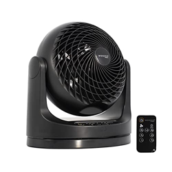 Iris Ohyama 531588 Potente Ventilador de mesa, Oscilación, 23m², 49W, Negro, 29.1 x 19.1 x 31 cm precio