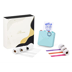 Phomemo M02S 300dpi Impresora Fotográfica Portátil Mini Impresora Móvil Bluetooth con 6 Rollos de Papel, Compatible con iOS y Android, para Impresión  en oferta