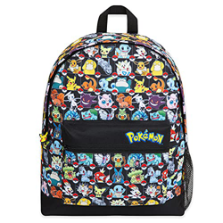 Pokemon Mochilas Escolares, Mochila Niño con Pikachu, Pokeball Y Pokémons, Mochila Infantil para Colegio Deporte Viajes, Regalos Para Niños y Adolesce precio
