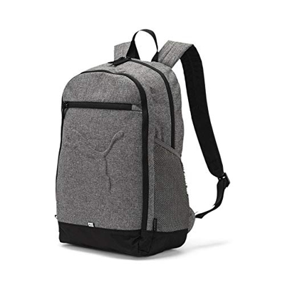 PUMA Unisex Buzz Mochila Deportiva Con Compartimento Para Portátil Gris Brezo 26L
