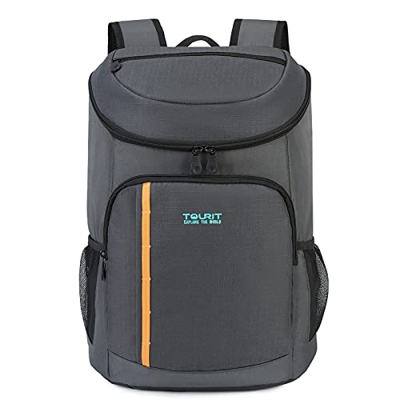 TOURIT Mochila térmica nevera 28 L bolsa térmica porta almuerzo bolsa nevera isotérmica Isoterma para camping, picnic, barbacoa, eventos deportivos